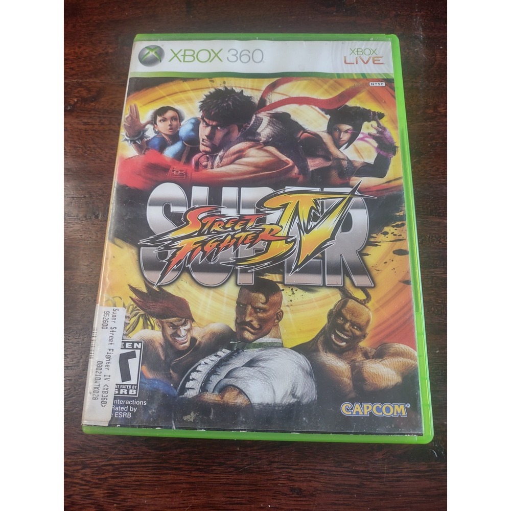 Super Street Fighter IV -Xbox 360- Complete in Box -( 2011)